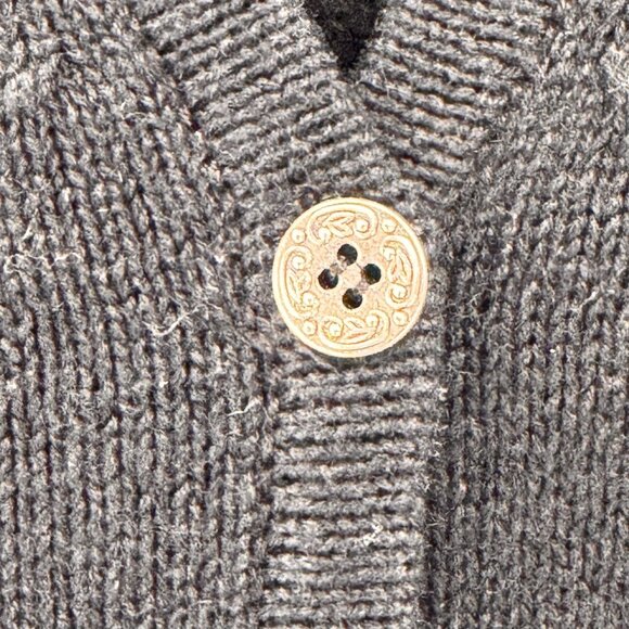 2/$18 SALE! Vtg Argyle Sweater Vest Womens S Academia V Neck‎ Oversized Preppy - Picture 6 of 8